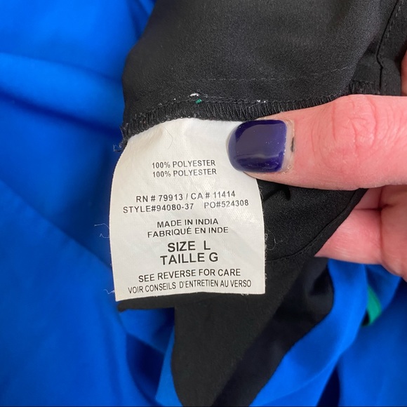 Motherhood Maternity Color Block Top/Blouse - Picture 6 of 7